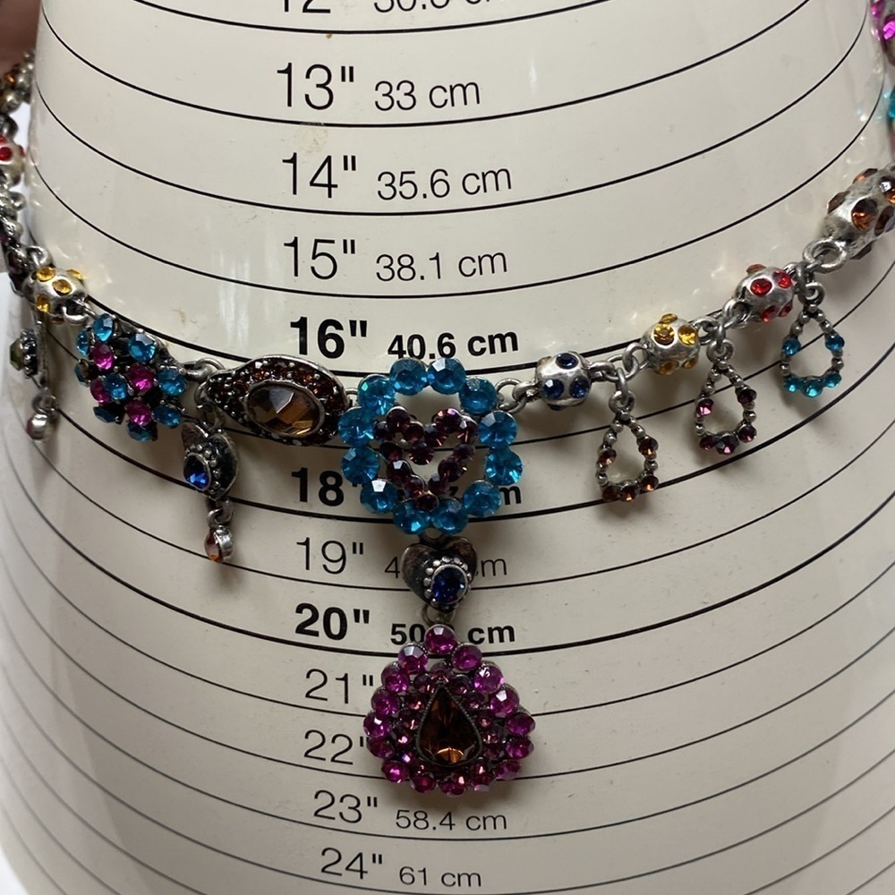 Rhinestone Necklace and Earrings - Picture 13 of 14